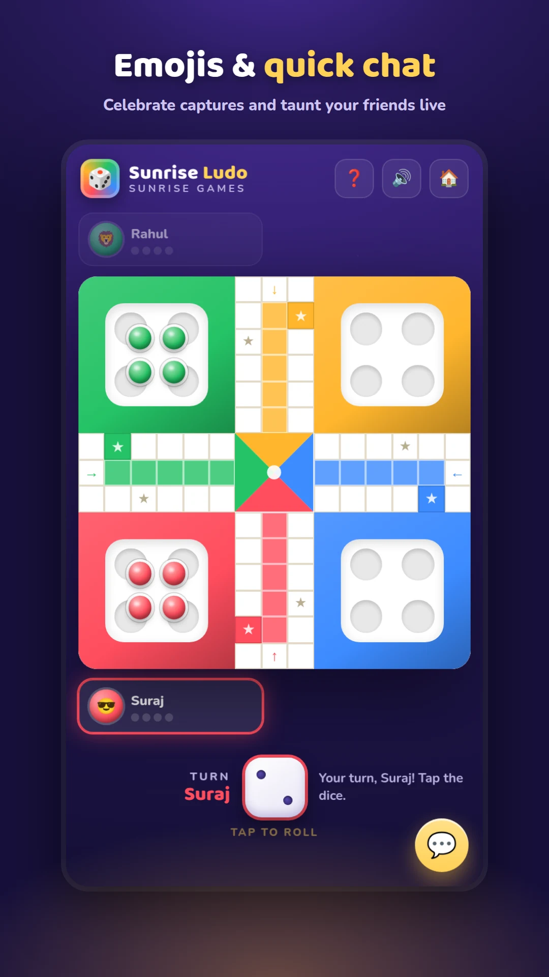 Sunrise Ludo - Dice Board Game screenshot